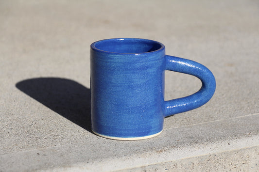 Cobalt Blue Pottery Mug
