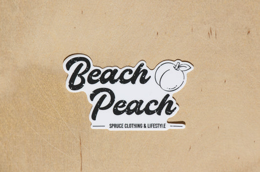 Beach Peach Sticker