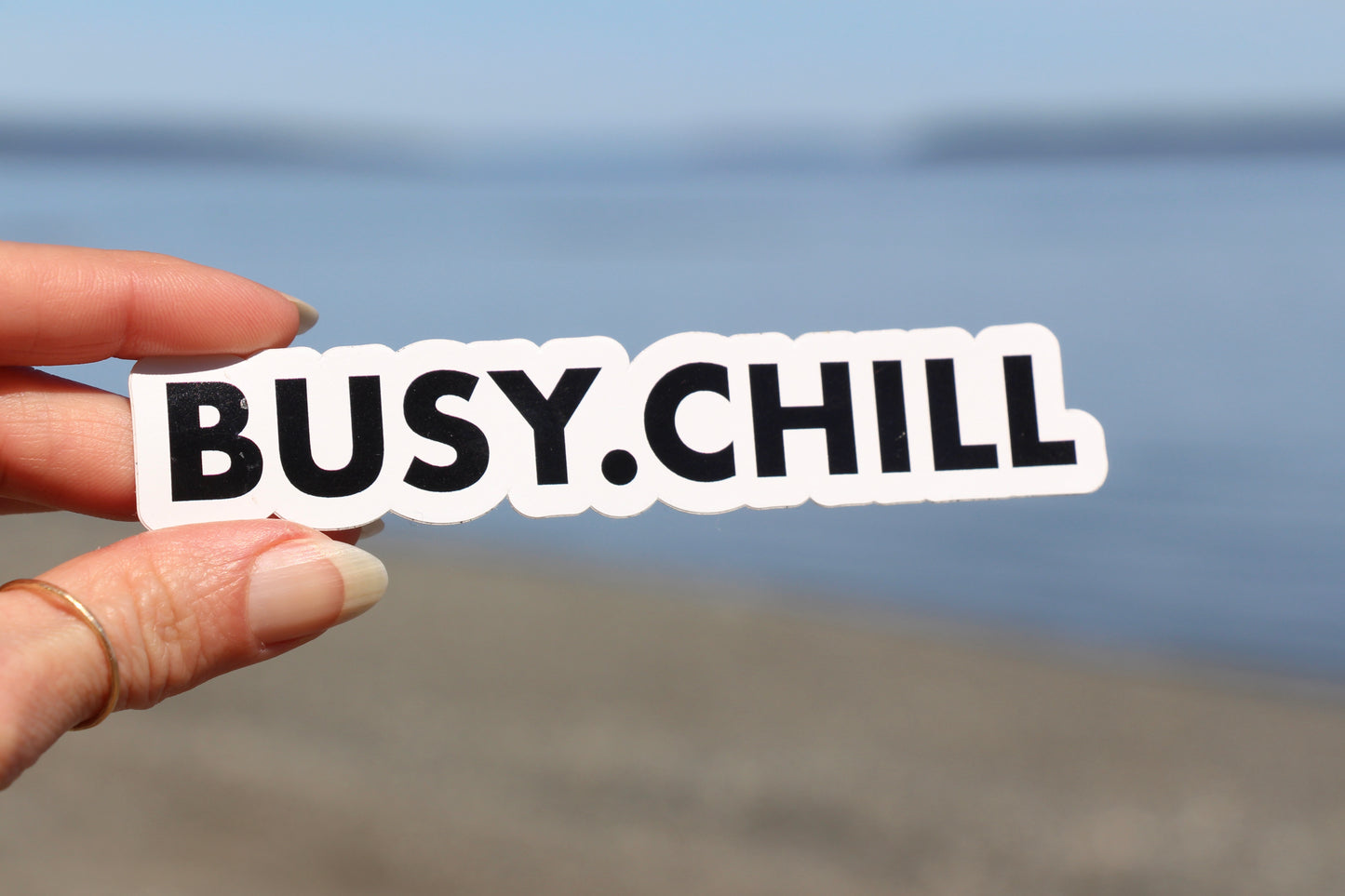 BUSY.CHILL Sticker