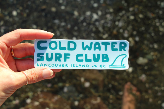 Cold Water Surf Club Sticker